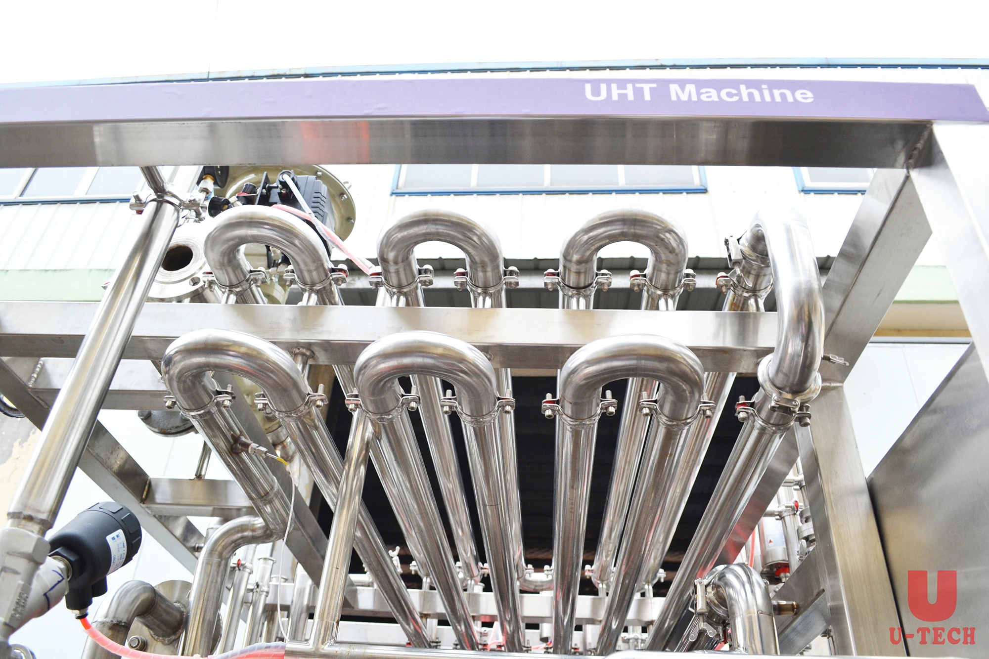 500L 1000L Plate Pipe Type Sterilization Pasteurization Small Milk Beverage Juice Pasteurizer Sterilizer UHT Machine