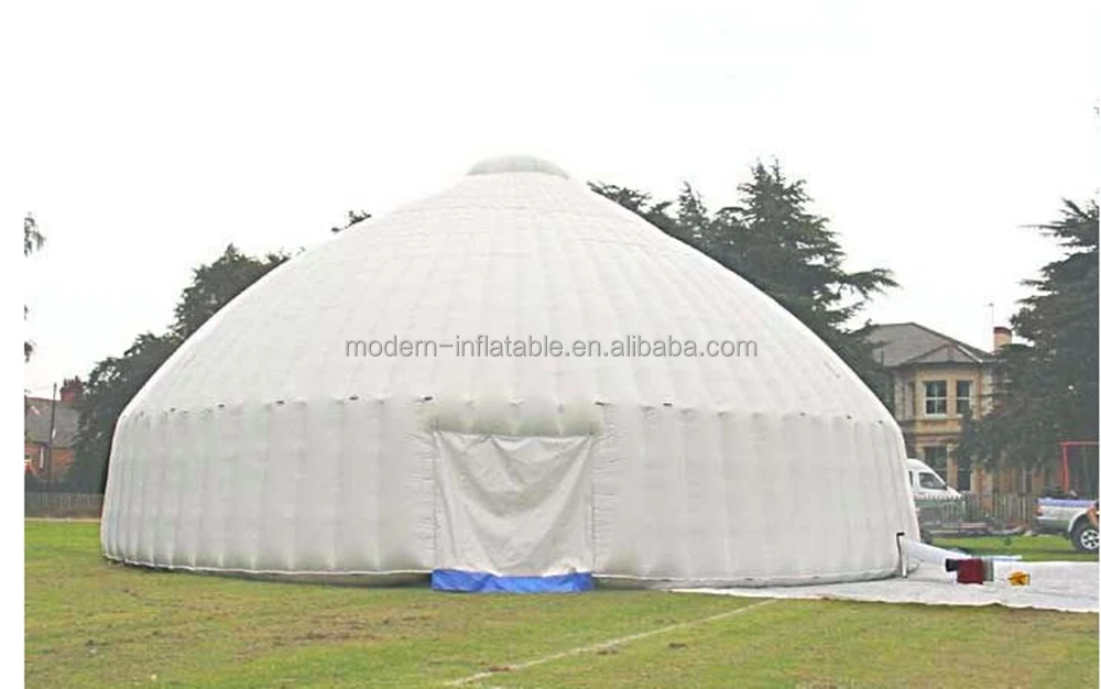 Small Inflatable Pod Factory Price Portable Indoor White LED Inflatable Office Pod Tent ...