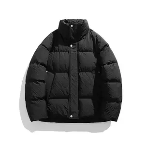 Custom Men's Winter Outdoor Down Jacket, New Fashion Thickened Waterproof Windproof Solid Color Puff Outdoor Jacket