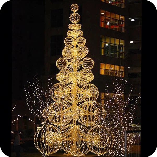 IP46 Waterproof White Xmas Tree with Lights Christmas Tree Decorations