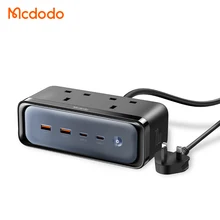 Mcdodo 459 70W Pps Pd3.0 Qc4.0 Extension Lead Cord 2Ac Outlet Universal Socket Uk Travel Power Strip With 2 Usb 2 Type C