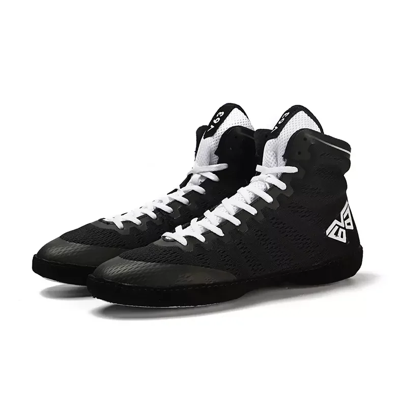 High-Top Combat Speed Wrestling Shoes For Men & Women - Non-Slip, Breathable Boxing & Training Sneakers
