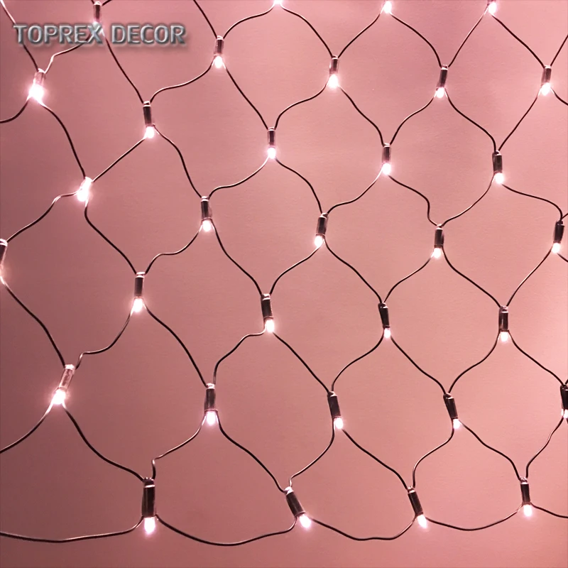 PVC LED Fishing Net Mesh String Light Outdoor Use Decorative Christmas Lighting for Party and Wedding