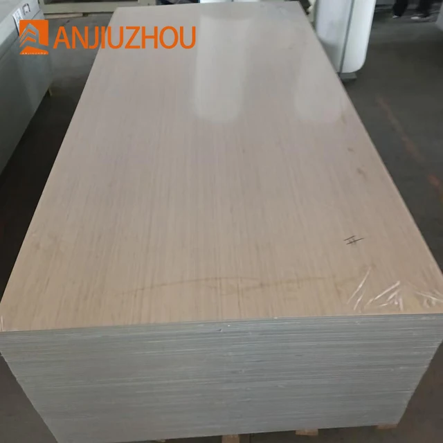 High Density Wooden Wall Panel 1220*2440mm Wood Grain WPC Wall Panel for Furniture