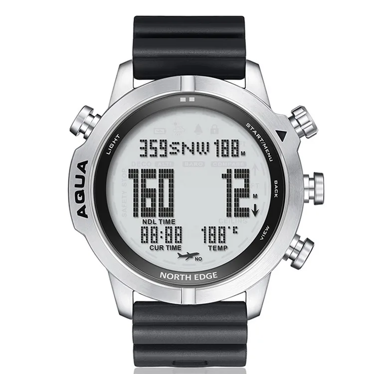 Digital Dive Watch for Men Dive Computer Scuba Diving Watches Men's Wrist Watches with Compass Altimeter Barometer