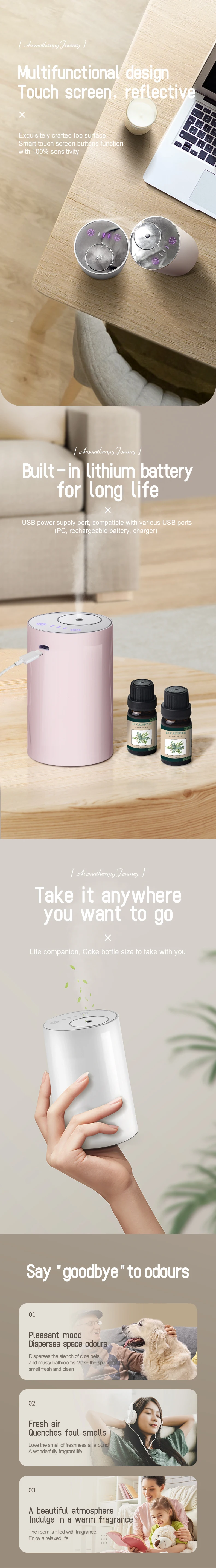 Scentcares Waterless Diffuser Instructions - Portable Aromatherapy