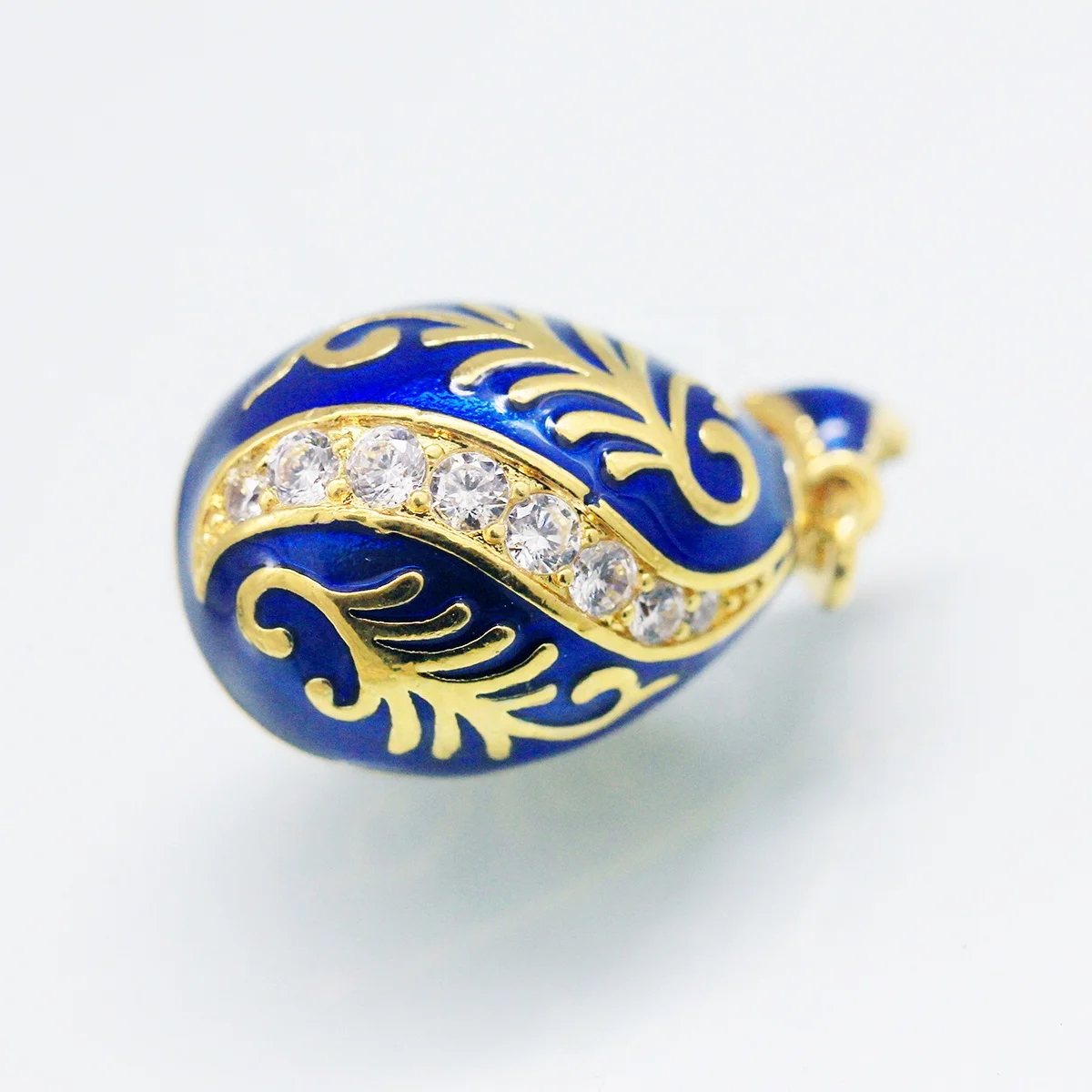 Blue buy Enamel Egg Pendant Necklace, Faberge Eggs Sterling Silver Pendant, Charm Pendants, Easter Egg Jewelry, Dolphin Pendant