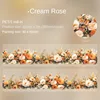 D Crema Rosas-blanco