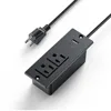 Black-2*AC Outlets+1*USB-A+1*USB-C-US