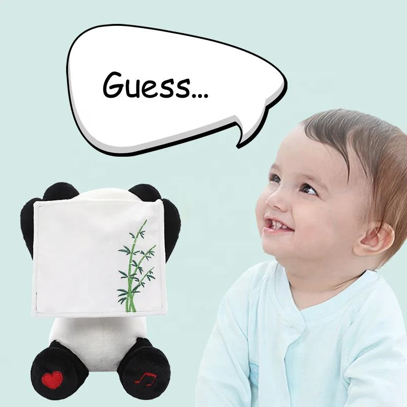 Interactive Musical Panda Hide and Seek Panda Teddy Bear Speak and Sing Stuffed Animals Plush Toys