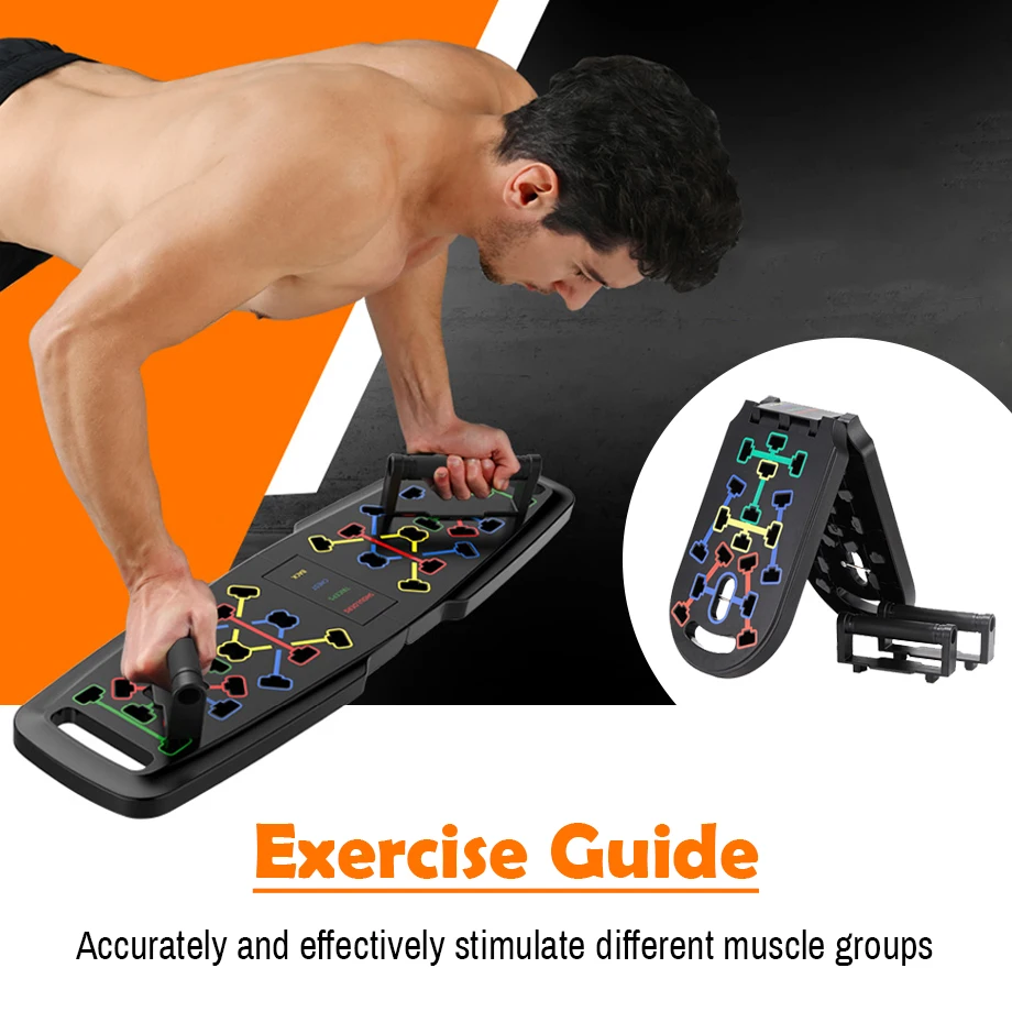 Portable Foldable Workout Exercise Fitness Calisthenics Equipment at  Home Office Floor Gym Accessories for Men and Women