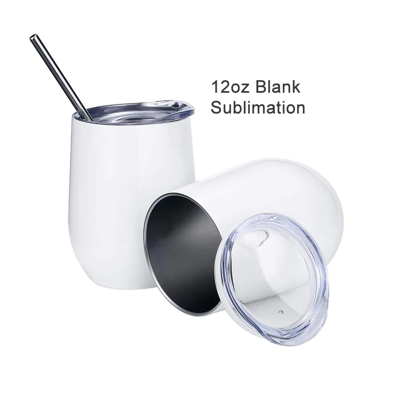 Gobelets à vin en acier inoxydable, gobelet à vin isolé de 12Oz, tasses