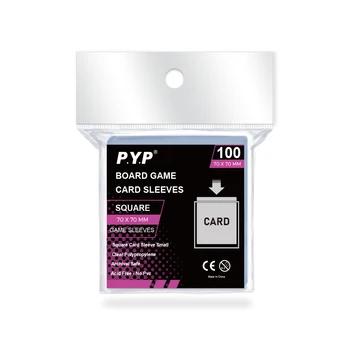 70x70 card sleeves Sleeve Kings Standard  110 Count, Clear 60 Micron Thickness, Medium Square Size (70 x 70 mm), Compatible with Power Grid & More  SKU: SKS-8812 : Toys & Games These transparent sleeves allow you to keep the cards safe from wear Mayday Games Small Square Card