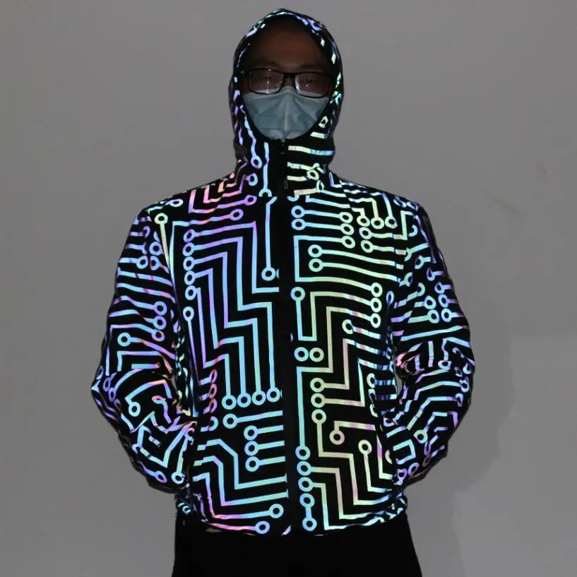 【KOOLOSET】Wave Incision Color Matching Windbreaker TWO TONED WINDBREAKER - TS #982 - Shirtual