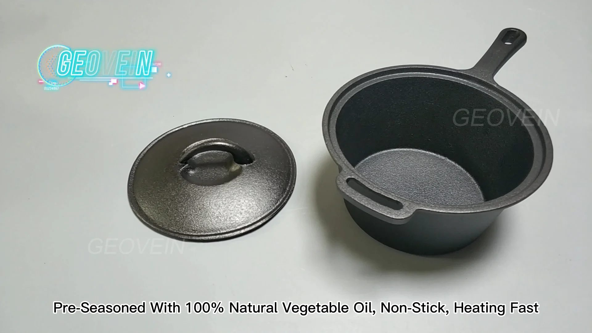 2 Qt Cast Iron Bean Pot With Lid Saucepan Cooking Camping Buy Cast
