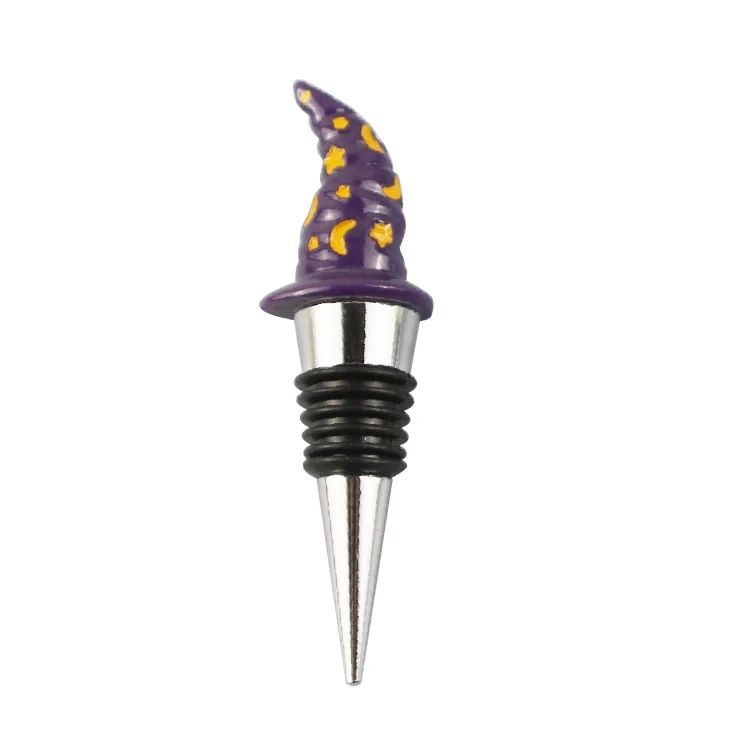 Happy Halloween Festival Wine Bottle Stoppers Gifts Creative Design Pumpkin Ghost Metal Wine Stopper_10