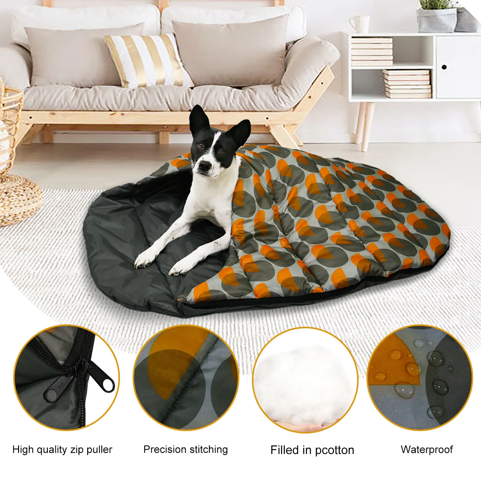 Dog Sleeping Bag Camping Dog Bed Extra Durable Waterproof Dog