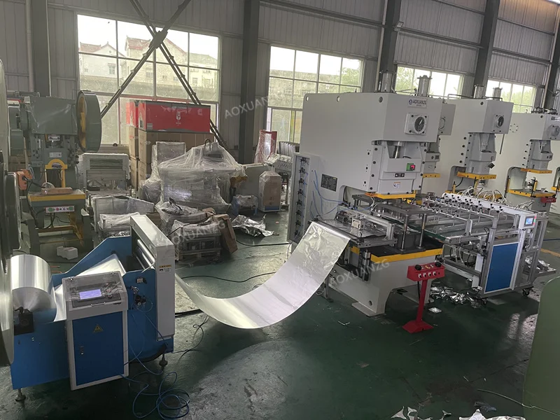 Save Raw Materials 2 Cavity 4 Cavity Fully Automatic Aluminium Foil