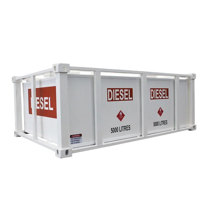 Sumac 5000L Carbon Steel Double Deck Chemical Storage Equipment Durable Oil Storage Tank