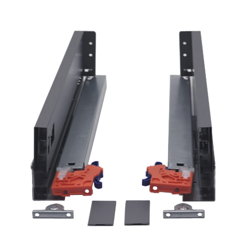 Metal Kitchen Drawer Slide Channels Soft Closing Slide Box