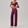 0256 purple-red suit