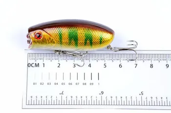 High Quality 60mm 10.4g Mini Bass Popper Lure Cute Fat Vivid Swimbait Bait for Ocean Beach Bottom Rock Fishing 5 Lure Fishing – Soft Lure – view 5