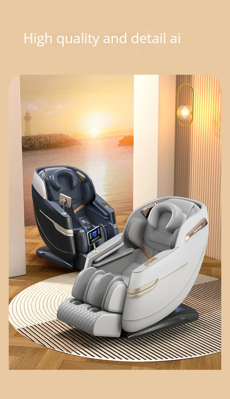 2023 Smart Modern Leather 4d Sl Track Massage Chair Recliner Sl Track