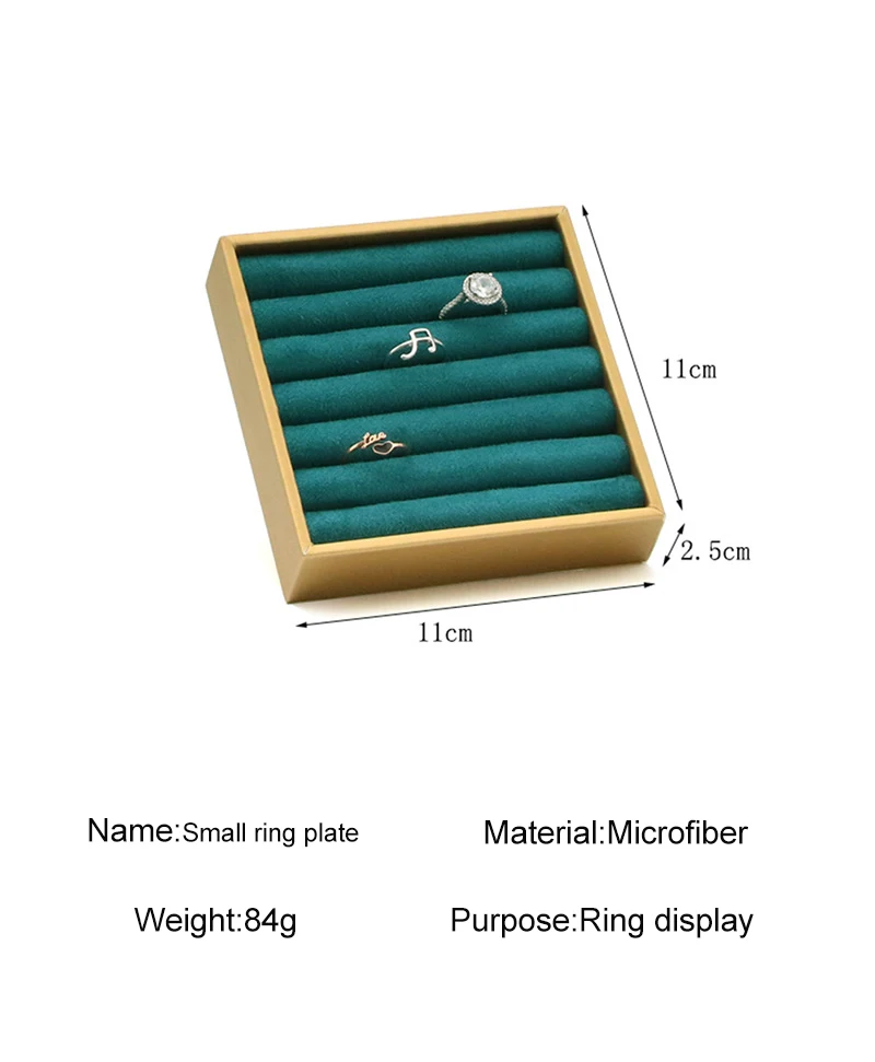 Detail view of durable earring display rack construction