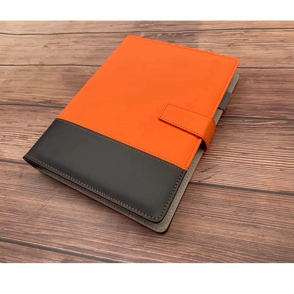 A5 Size Custom Magnetic Wireless Charging Power Bank Diary Notebook Gift 8000mAh