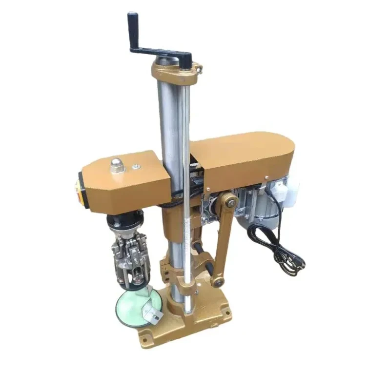 Customized Small Manual Semi Automatic Plastic Glass Wine Bottle Screw Capping Water Honey Perfume Rotary Capping Machine