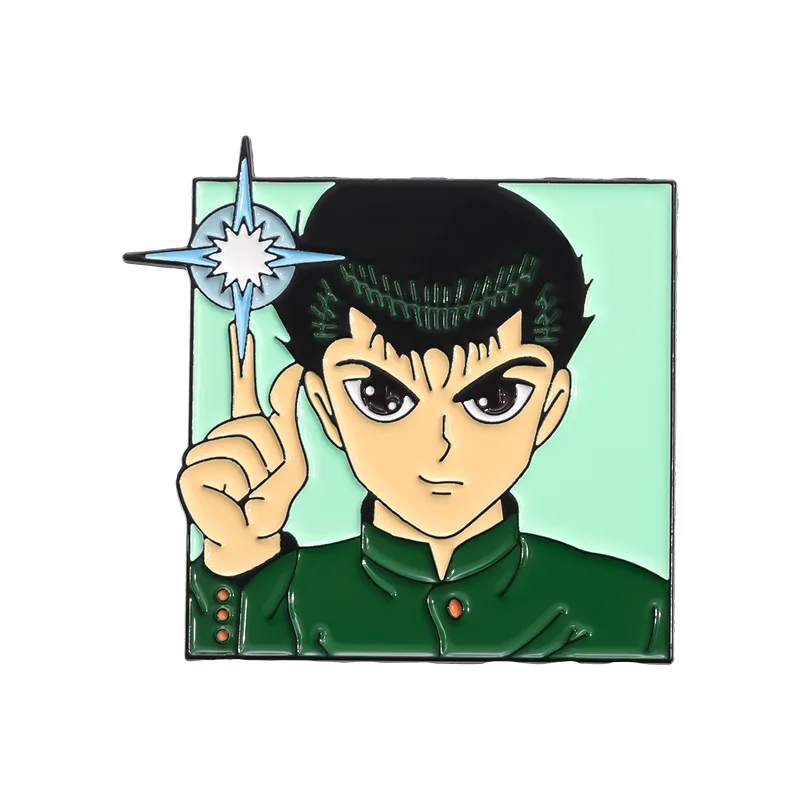 Yuyu Hakusho Manga Pin - Cool Hiei Kurama Kuwabara Urameshi