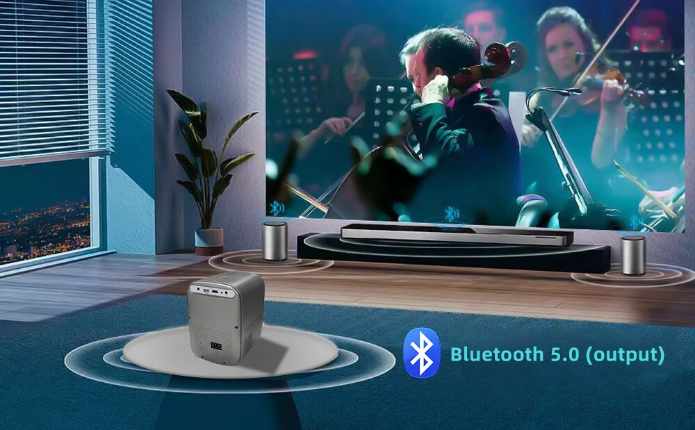 touyinger nfx-007 netflix smart projector portable