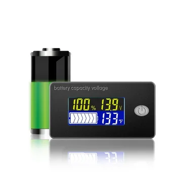 JS-C35 10-100V 3S 4S 12V 24V Digital LCD Acid Lead Lithium lifepo4 Battery Voltage Capacity Indicator Tester
