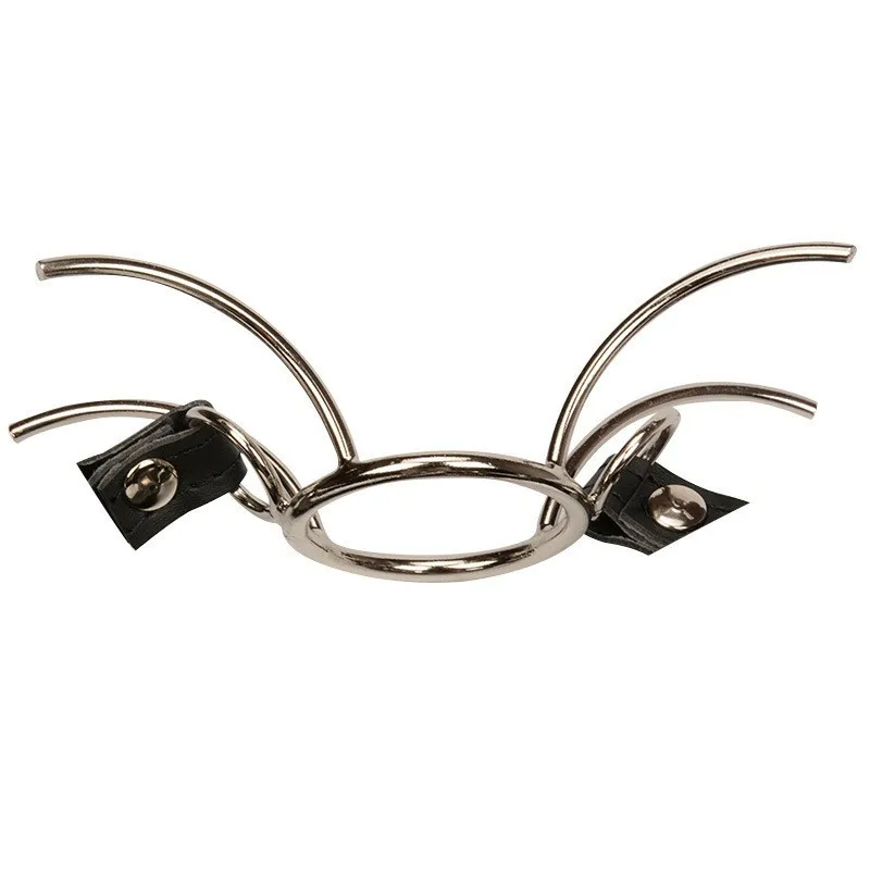 Free Custom Box - Bdsm Slave Nose Hook Oral Fixation Fetish Open Mouth Bite Gag With Clip Leather Head Bondage Harness Strap