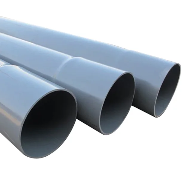 Factory Price Grey Colored PVC Pipe 4 Inch 6 Inch Upvc Water Pipe Tube Sizes