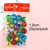 12 colores mezclados 1,9 cm 25 piezas
