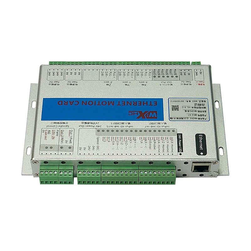 Ethernet 2MHz Mach3 CNC Motion Control Card Resume From Breakpoint for Lathes CNC Routers Lasers