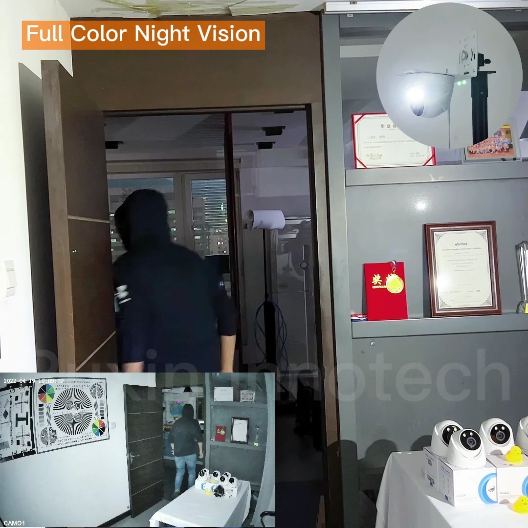 4ch Hd 5mp Ip Camera Security System Dome House Security Xmeye Smart