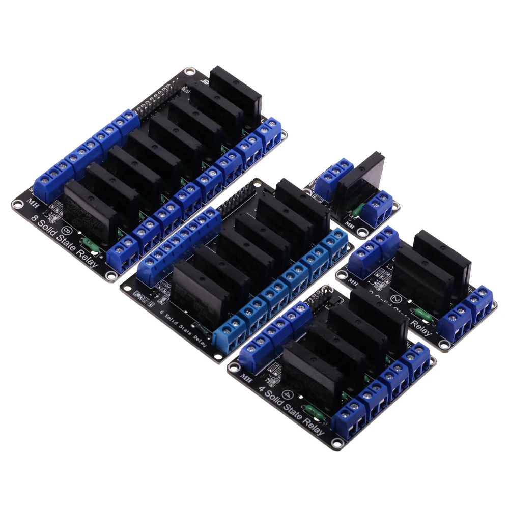 1 2 4 6 8 Channel Relay Module - High Level SSR for Arduino