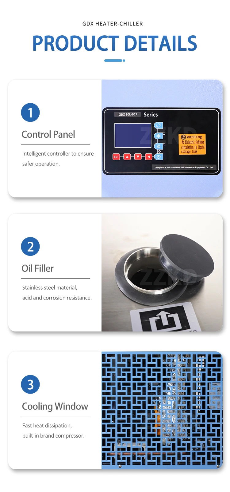 Lab Digital display High and low temperature circulating device