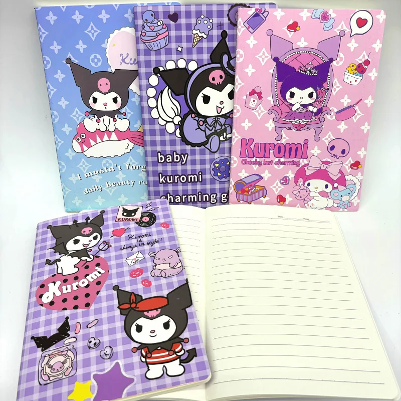 LINDA Hot sale Sanrioes bound book cute kuromi notepad| Alibaba.com