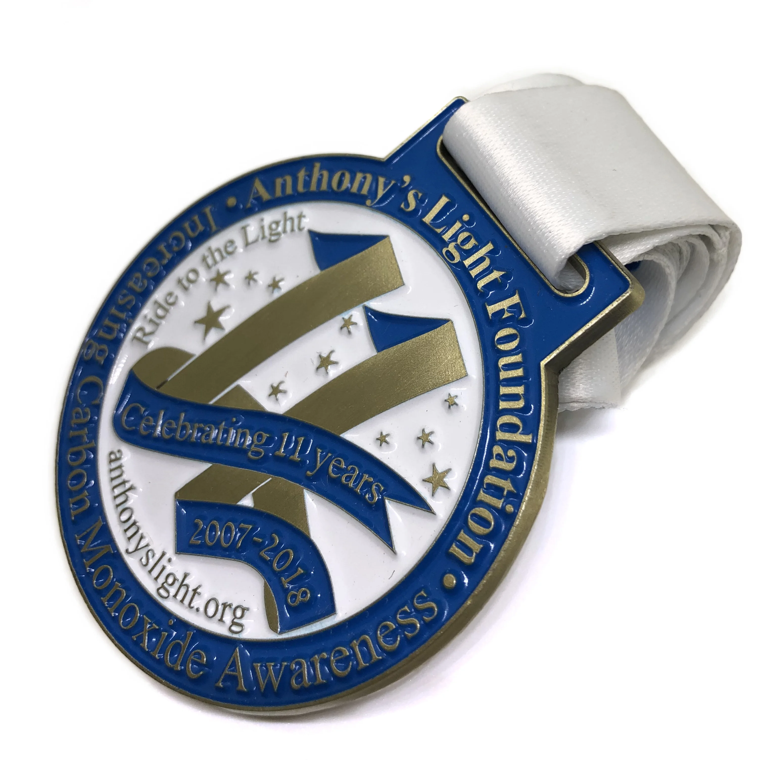 China Medal Badge Making Machine Custom Satuk City Run 10.5 km Finishes Diamond Hexagon Shape Masonic Medals