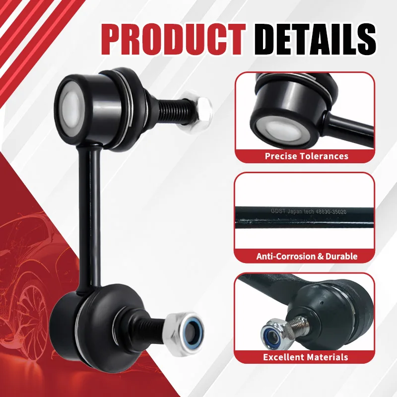 GDST Front Left Stabilizer Link Connecting Rod Price Bar Rubber Stabilizer Link for Suzuki Isuzu Hino Daihatsu Lexus Infiniti