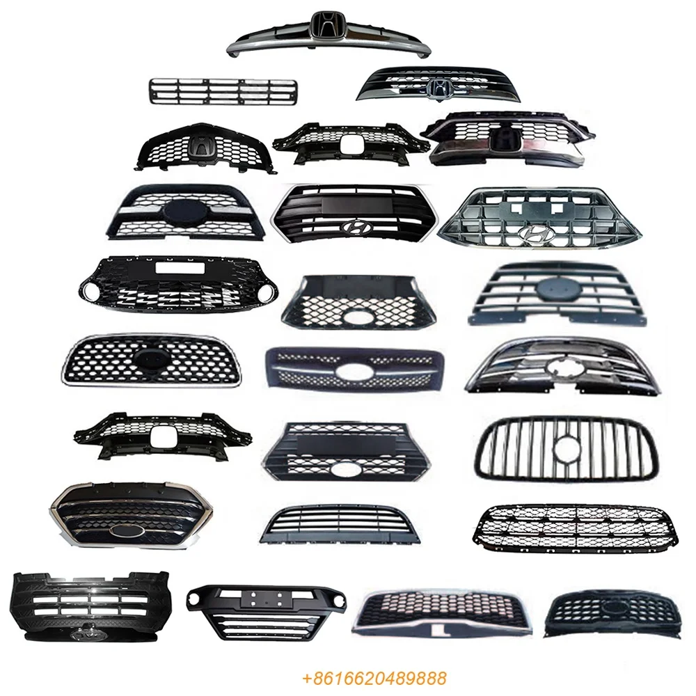 ALB-1601076405343 Car Front Bumper Grille For ACCORD BRIO CITY CIVIC DUTRO STEPWAGON STREAM ELANTRA I10 ACCENT SOUL GRILLE