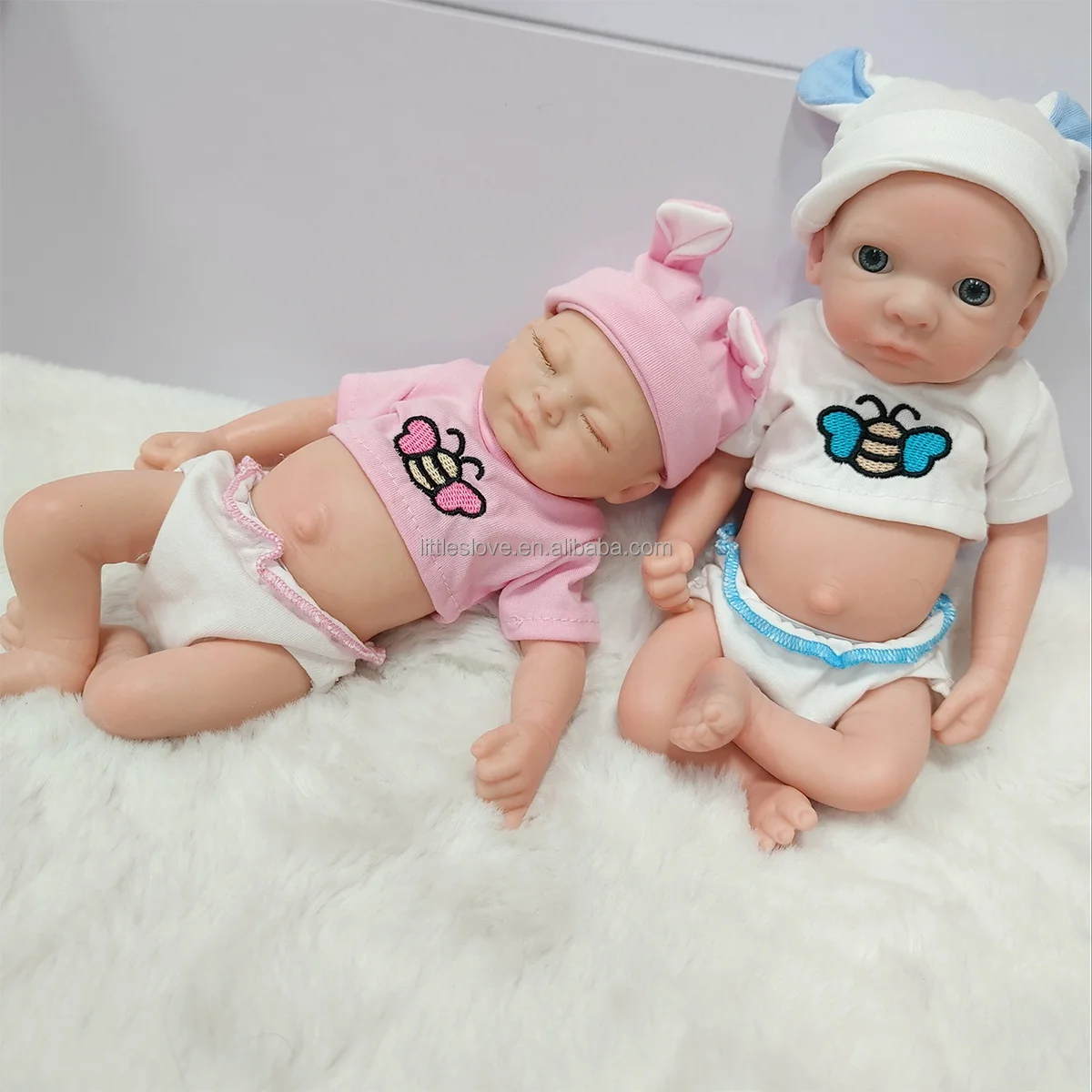 11 Inch Full Body Solid Silicone Reborn Dolls - Realistic