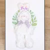 Conchiglia in pelle viola coniglio lolita da 56 cm