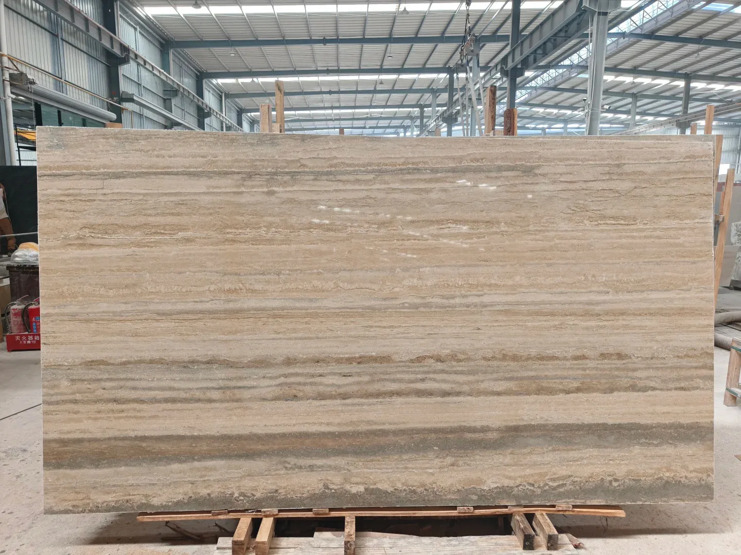 Wholesale Italy Silver Grey Travertine Modern Villa Indoor Big Marble Slab Design Wall Marble Natural Grey Travertine Slab