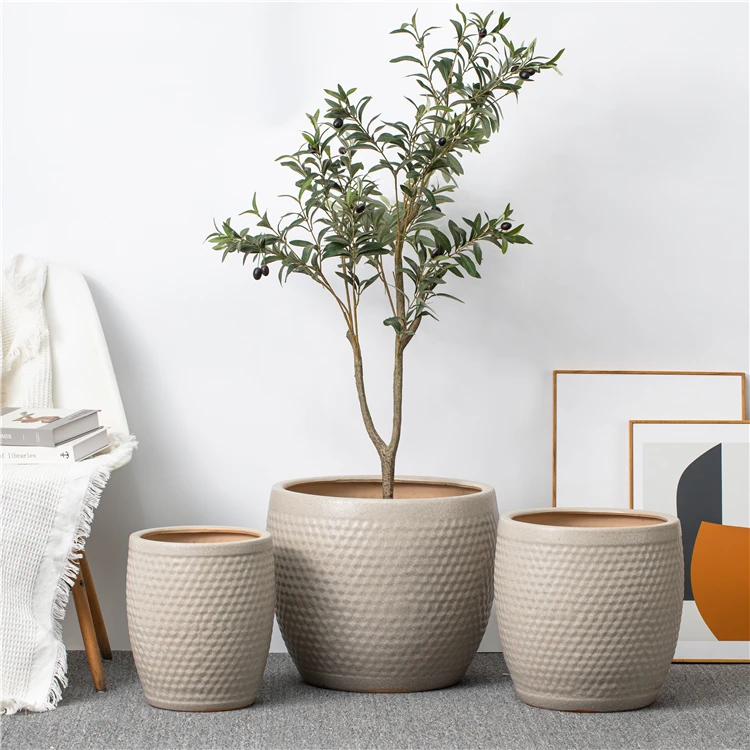 Minimalism Style Indoor Outdoor Balcony Decor Ceramic Cactus Pots Decorative Plant Pot Buy