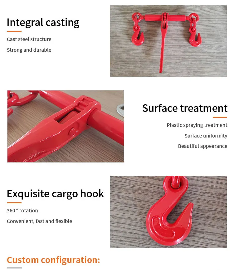 Us Type Ratchet Load Binder With Clevis Grab Hooks Buy High