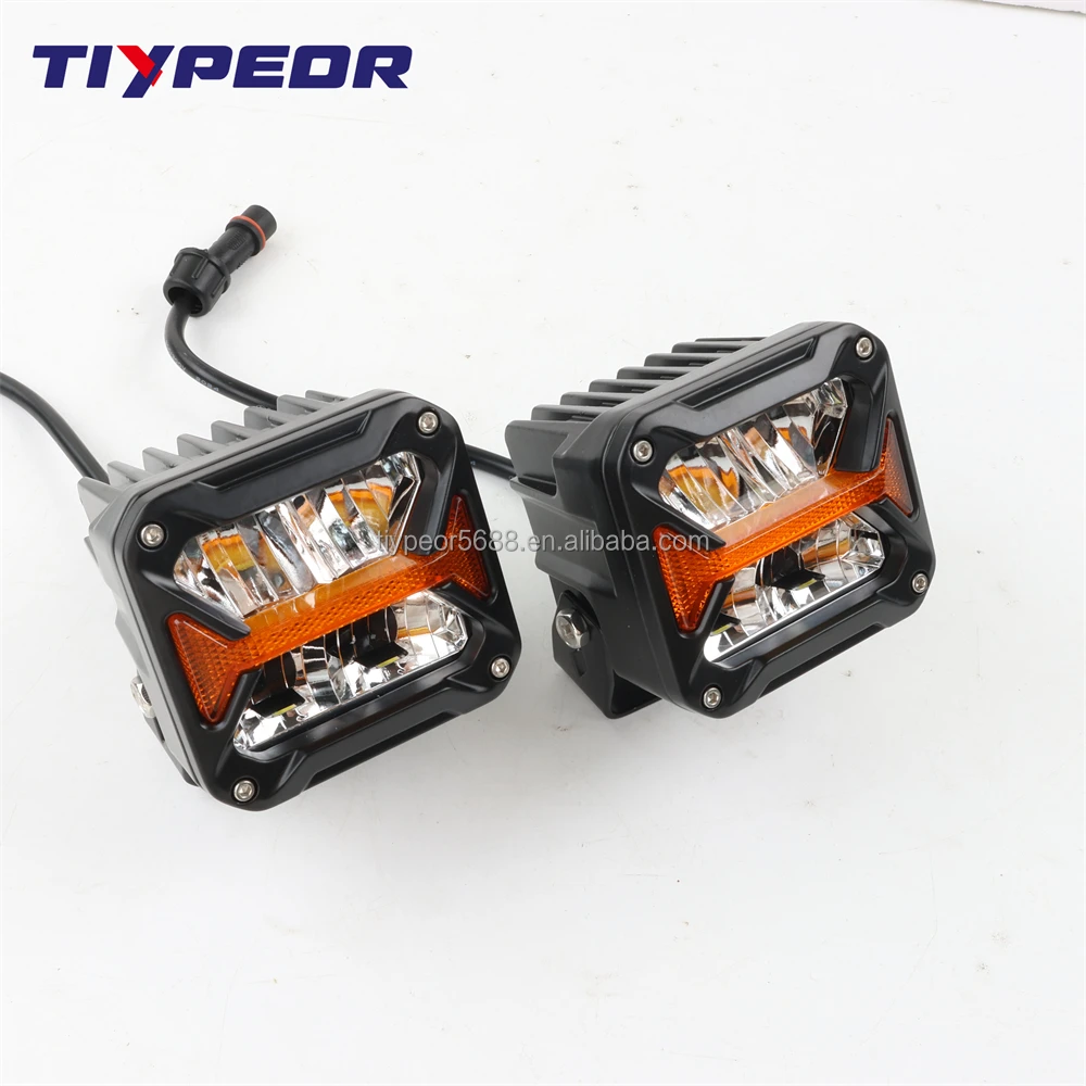 product tiypeor high power super bright spotlight auxiliary headlight cnc aluminum fog lights for motorcycle off road driving led lamp-3